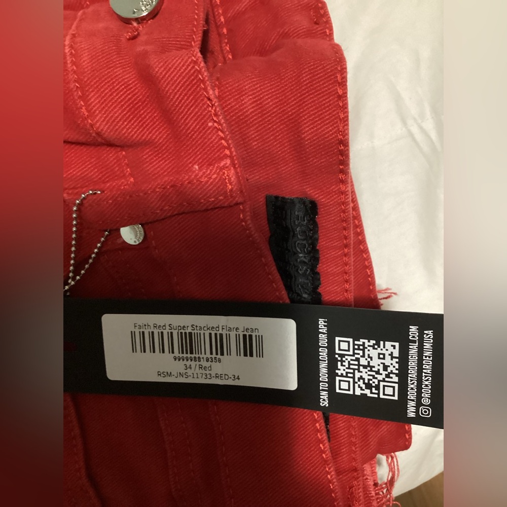 Men's Red Skinny Jeans
